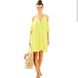 Lilly Pulitzer Bellamie Dress in Sweet Tart Yellow